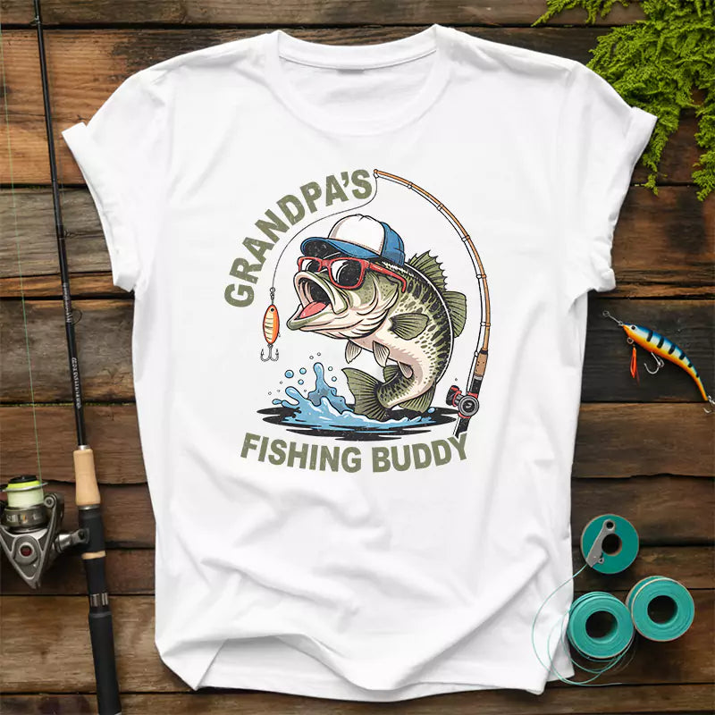 Grandpa Fishing Buddy T-Shirt