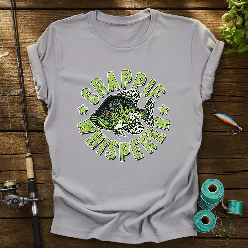Crappie Whisper Fishing T Shirt