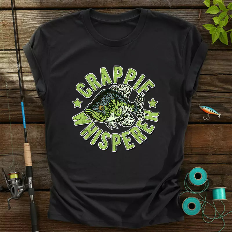 Crappie Whisper Fishing T Shirt