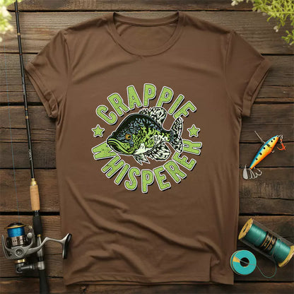 Crappie Whisper Fishing T Shirt