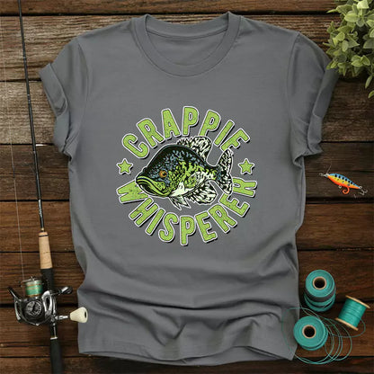Crappie Whisper Fishing T Shirt