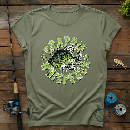 Crappie Whisper Fishing T Shirt