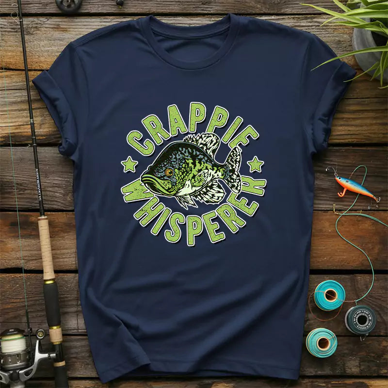 Crappie Whisper Fishing T Shirt