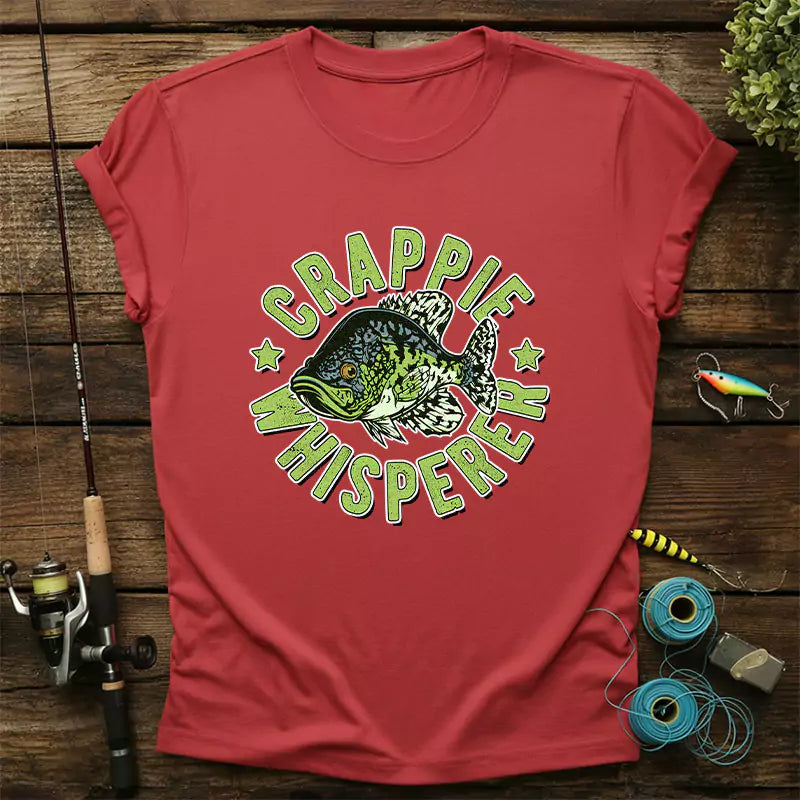 Crappie Whisper Fishing T Shirt