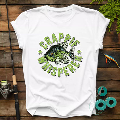 Crappie Whisper Fishing T Shirt