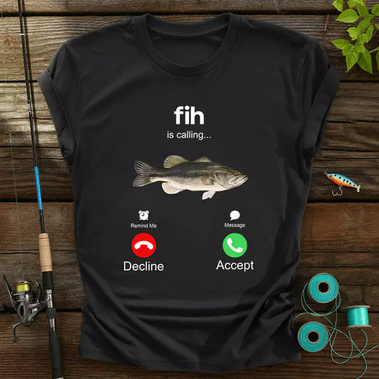 Fih Calling Remind Me Message Decline Accept T-Shirt
