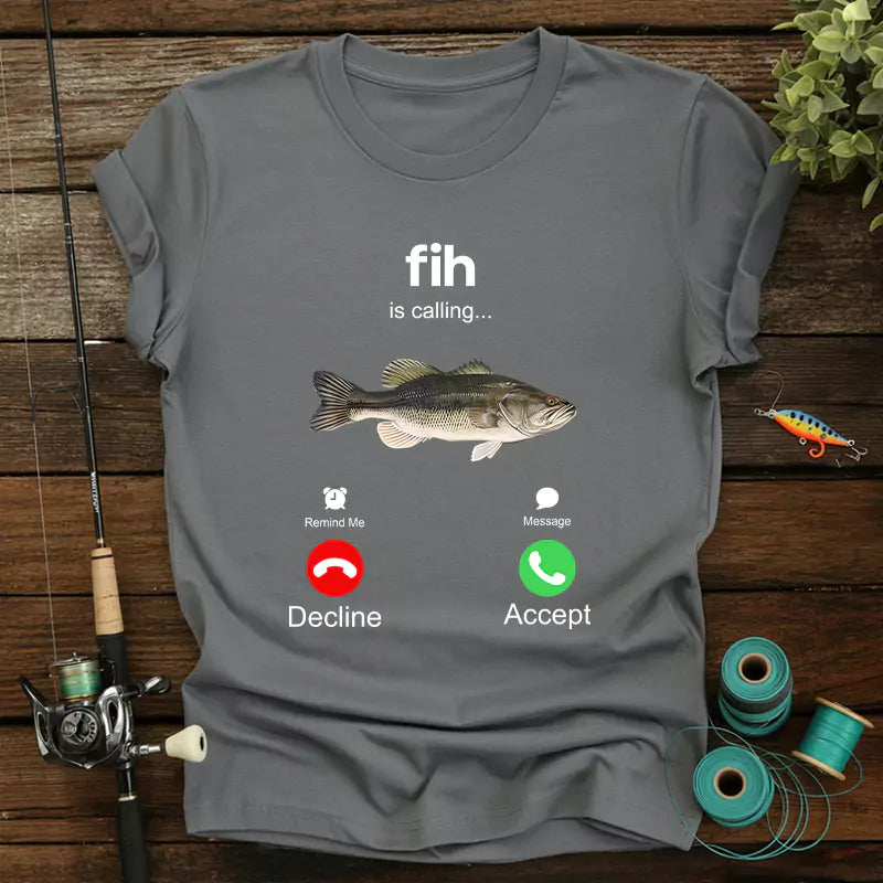 Fih Calling Remind Me Message Decline Accept T-Shirt