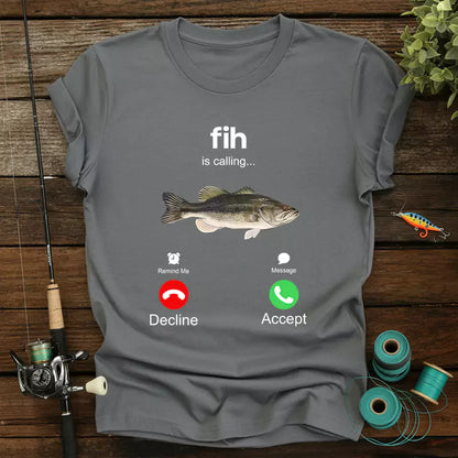Fih Calling Remind Me Message Decline Accept T-Shirt