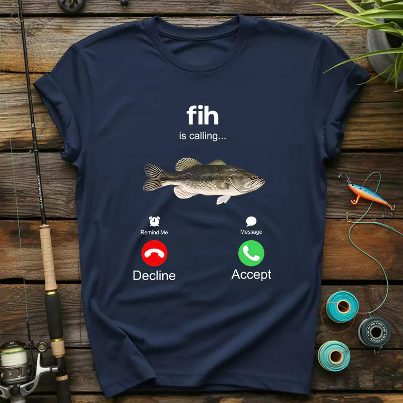 Fih Calling Remind Me Message Decline Accept T-Shirt