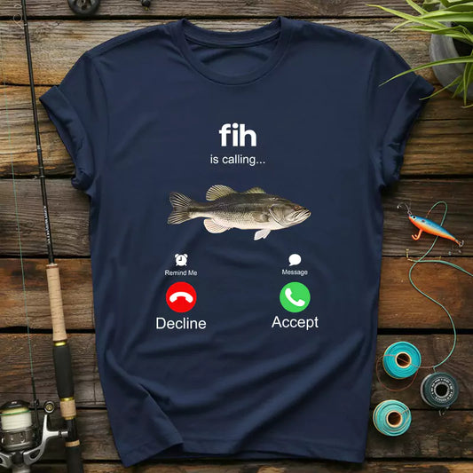 Fih Calling Remind Me Message Decline Accept T-Shirt