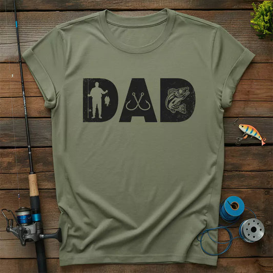 Fisherman Dad Fishing T Shirt