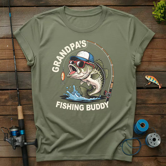 Grandpa Fishing Buddy T-Shirt