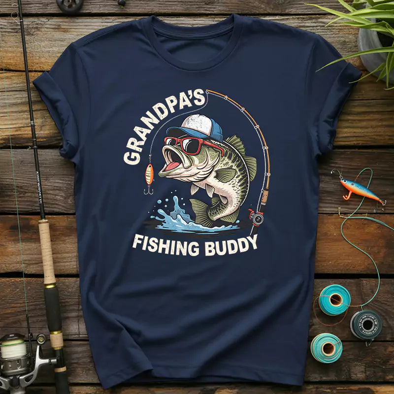 Grandpa Fishing Buddy T-Shirt