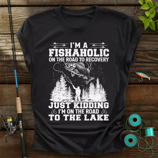 Masim A Fishaholic On The Road To Recovery T-Shirt