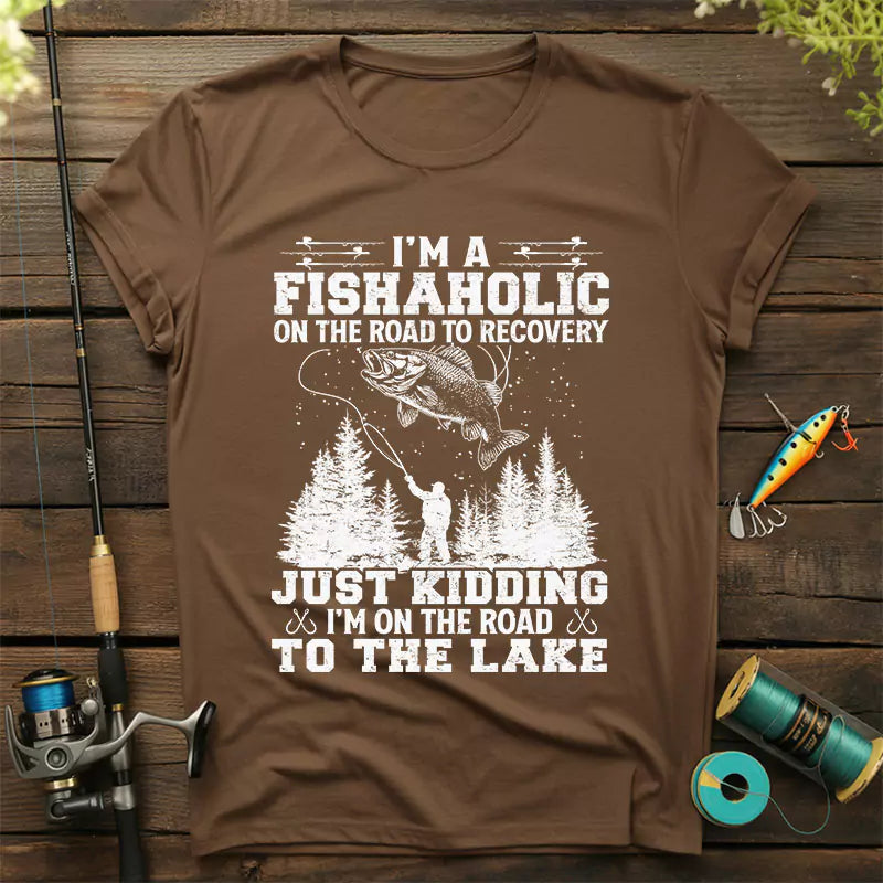 Masim A Fishaholic On The Road To Recovery T-Shirt