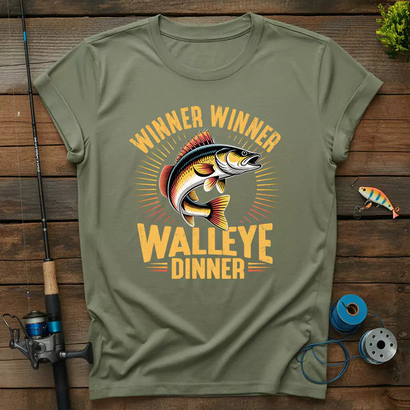 Winner Winner Walleye Dinner T-Shirt