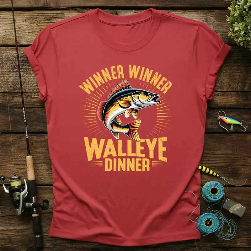 Winner Winner Walleye Dinner T-Shirt